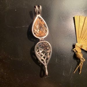 Silver necklace pendant